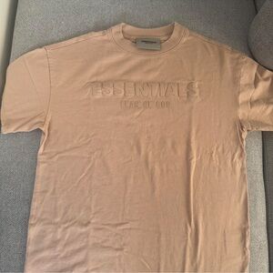 Essentials Peach Short Sleeve Crew Tee